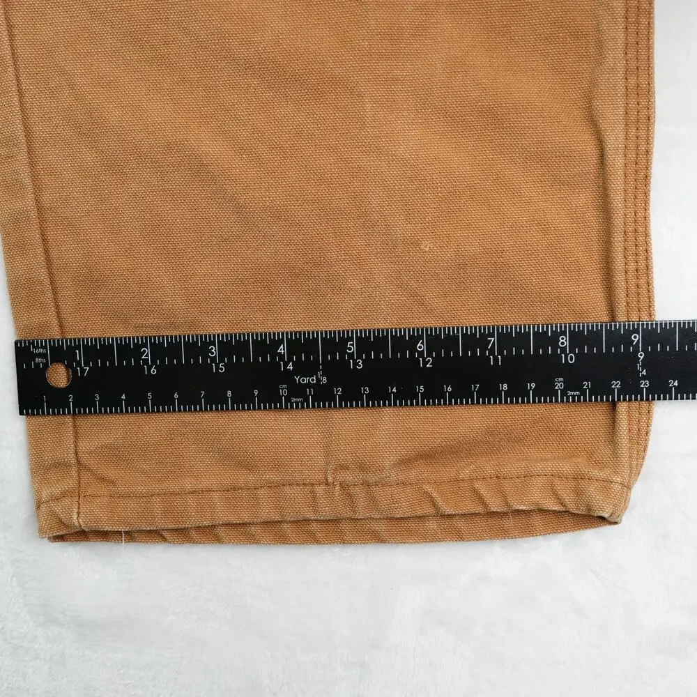 Dickies Carpenter Pants Mens 34x30 Brown Canvas Workwear‎ Utility Patina Rugged